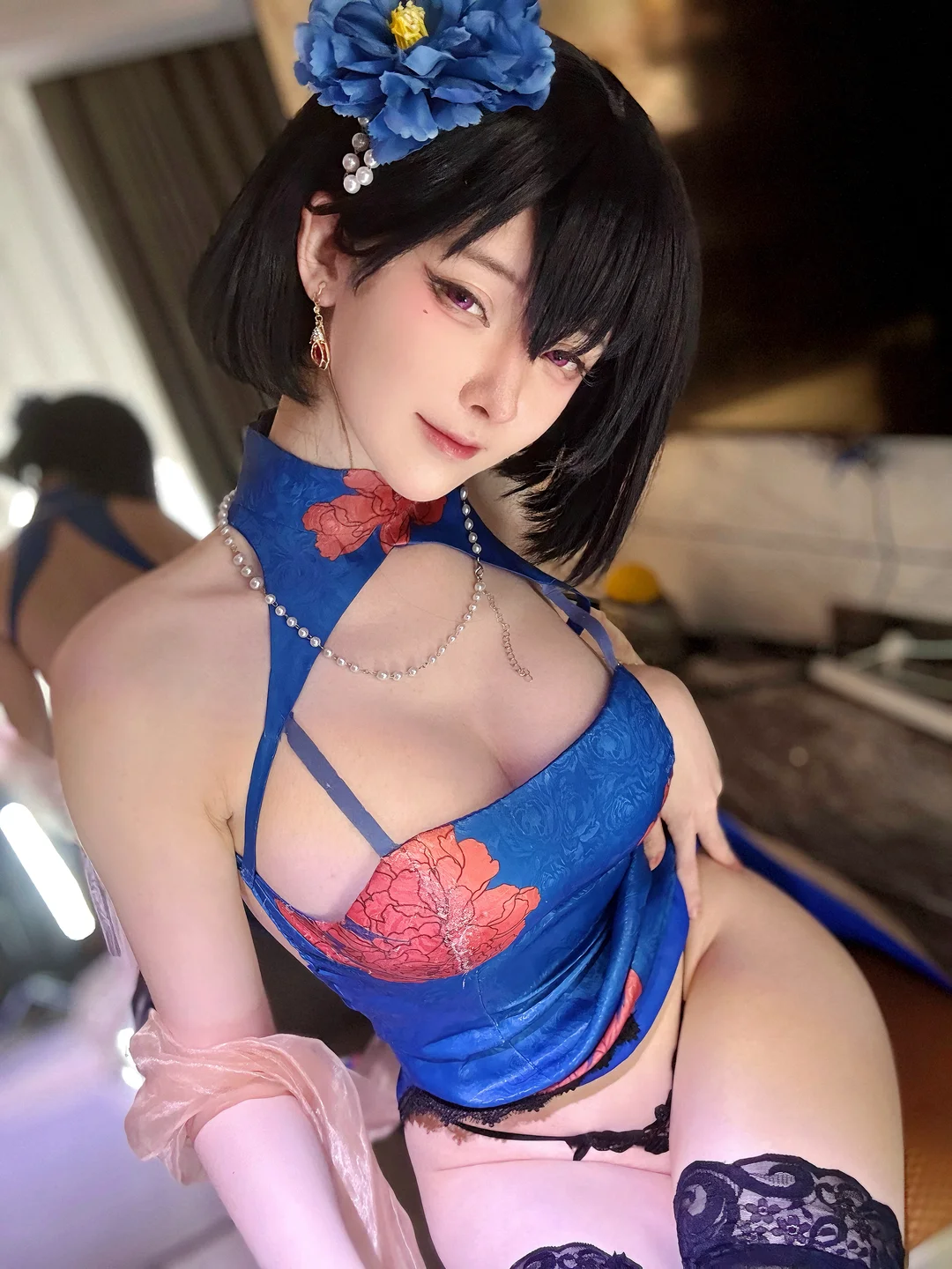 一小央泽 - 碧蓝航线 建武 旗袍 [87P,7V-1.85GB] tg@simisebaisi 【丝足阁】040.webp